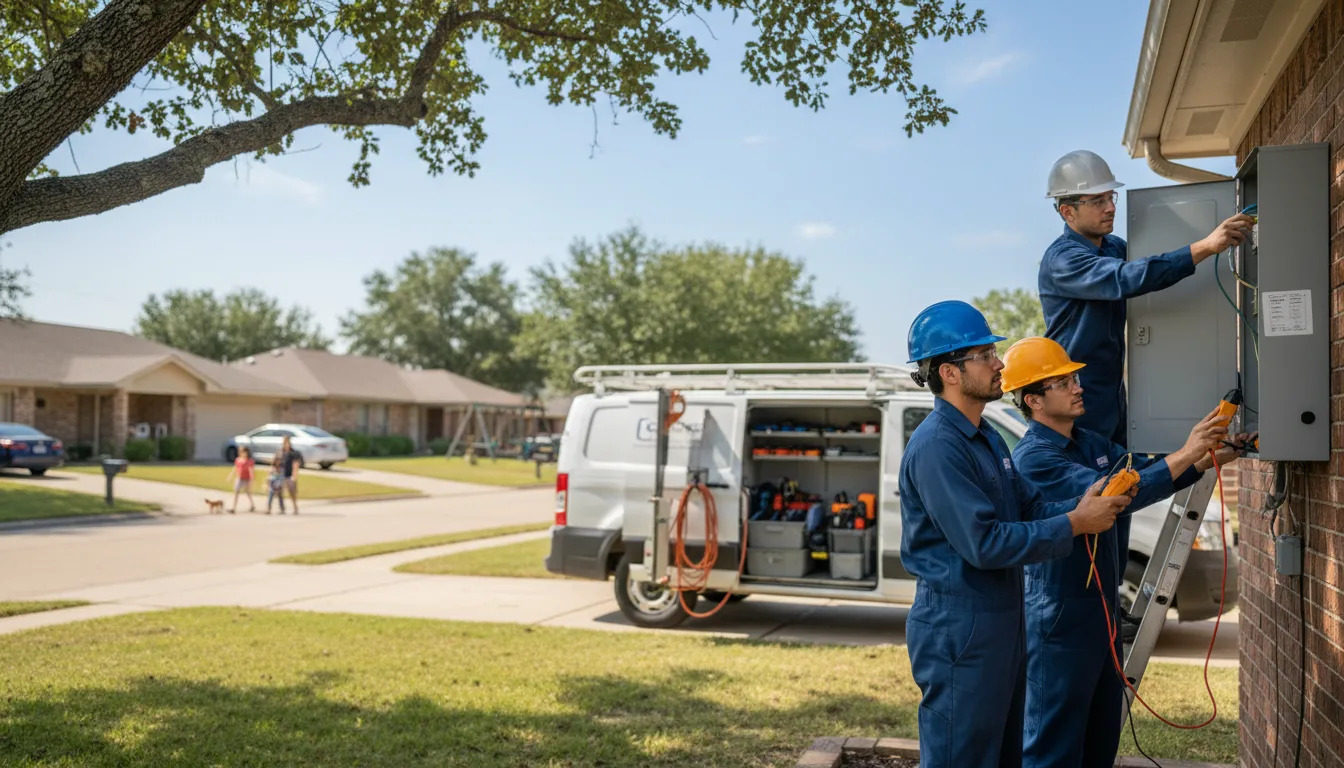 Certified electrician providing emergency electrical services in Kinnear, WY